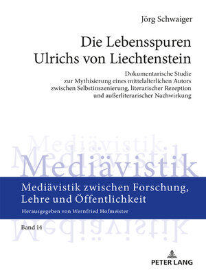 cover image of Die Lebensspuren Ulrichs von Liechtenstein